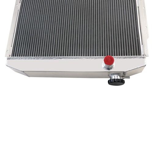 4 Rows Aluminum Radiator For 1953-1956 Ford F-100 F-150 F-250 F-350 Pickup L6 V8 - Picture 8 of 10