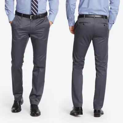 Bonobos Weekday  ''Friday'' Gray Cotton Men straight leg Pants Size:33/30