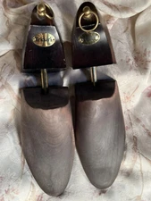 Trickers Dark Brown Wooden Shoe Trees Shoe Stretchers Size UK 12.