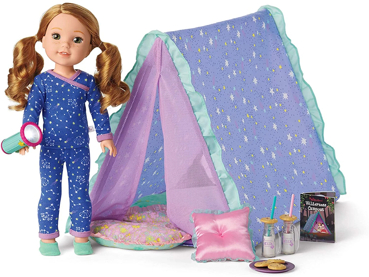 American girl 2024 doll tent set