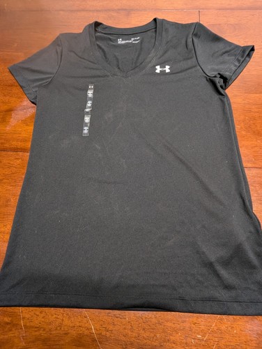 Under Armour Small Short Sleeve Shirt Women's Black New with Tags