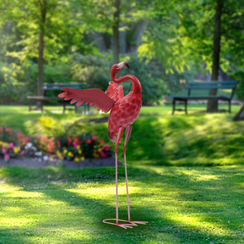 kapok rem Luik High-quality Iron Flamingo Garden Outdoor Lawn Yard Patio Home Decoration  Gift | eBay