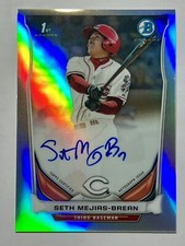 2014 Bowman Seth Mejias-Brean 1st #BCAP-SMB Chrome Prospect Refractor Auto /500