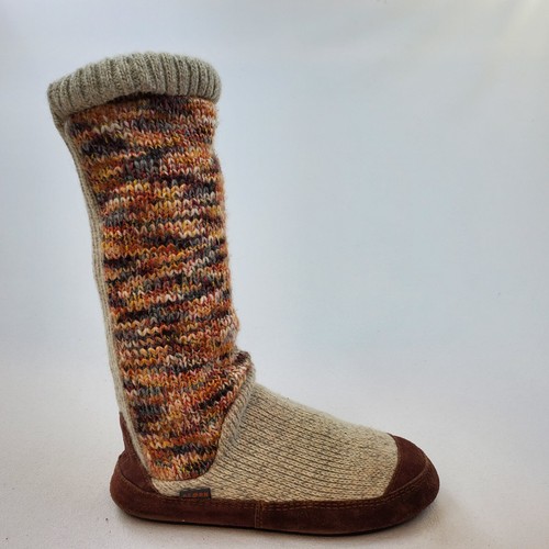 Acorn Slouch Boot Women Size 6.5-7.5 Mid Calf Indoor Outdoor Slippers Mid Calf - Picture 2 of 13