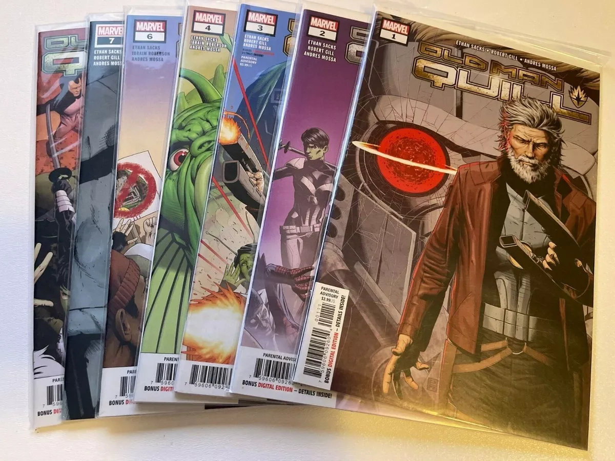 OLD MAN QUILL #1-8 (MARVEL/STARLORD/SACKS/0921100) COMPLETE SET LOT OF 8