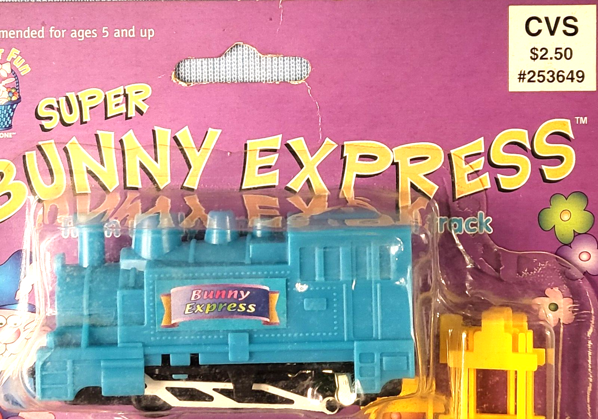 Take One Bunny Express Train 3 Cars & 12 Track Pieces Item Take One Bunny Express Train 3 Cars & 12 Track Pieces Item