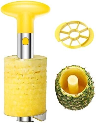 Easy Kitchen Tool Stainless Steel Fruit Pineapple Peeler Corer Slicer Cutter
