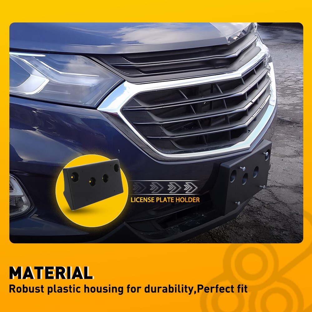 Front License Plate Bracket For 20182021 Chevrolet Equinox 23320630