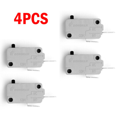 4X NO Microwave Oven Door switch for Microwave KW3A 16A 125/250V Normally Open-