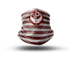 Maschera Viso In Tessuto Lavabile Con Stampa Unica Brotherhood of Steel 