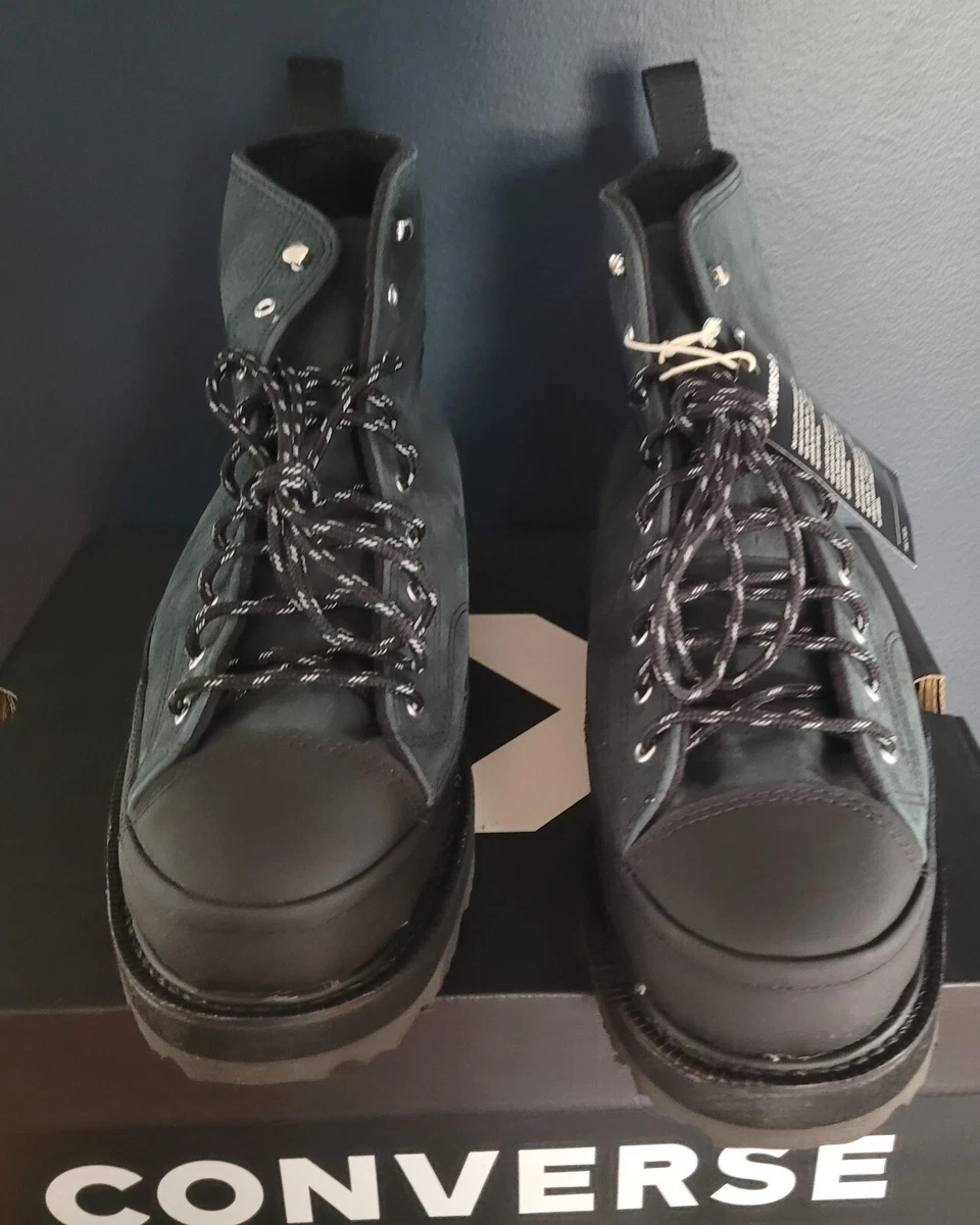 NEW CONVERSE CHUCK TAYLOR ALL STAR CRAFTED LEATHER BOOT HI US 10.5