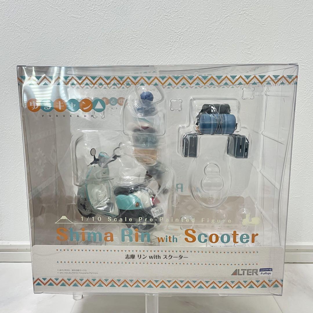 Yuru Camp Rin Shima with Scooter 1/10 Complete Figure Alter