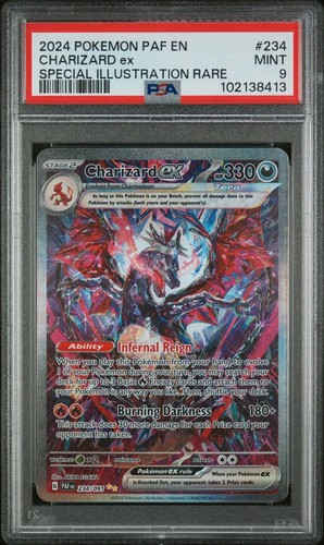 2024 Pokemon PAF EN-PALDEAN FATES 234 Charizard EX SIR | PSA 9
