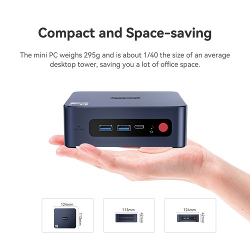 Beelink SEi10 Intel 10th i5 1035G7 Mini PC Windows 11 DDR4 16G 500G SSD Computer - 第 7/18 張圖片