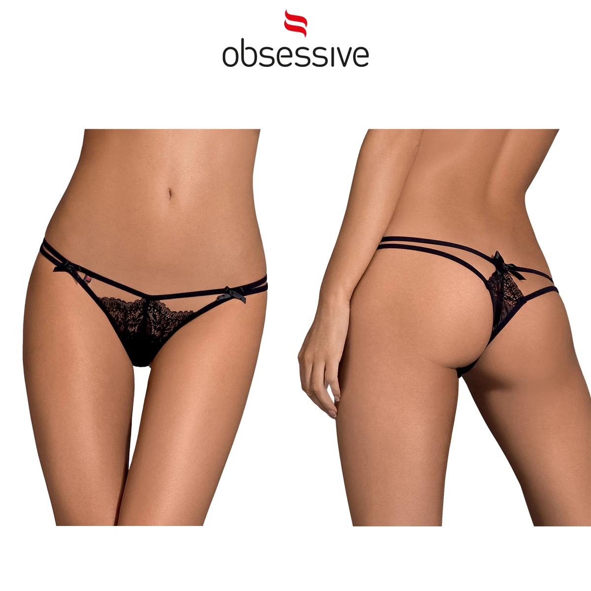 Mutandine Obsessive Filipine Dorato – Taglia L, Intimo Femminile Elegante
