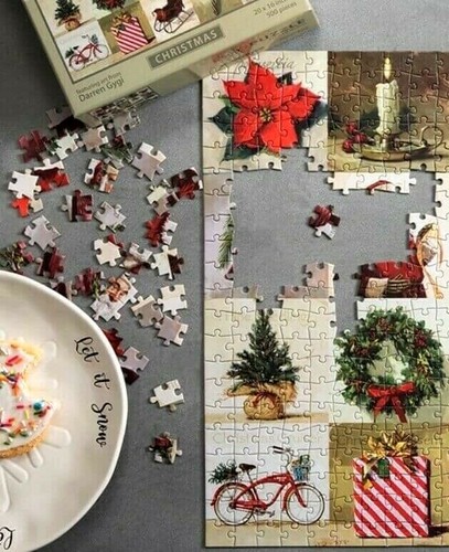 NIB CHRISTMAS PUZZLE 500 pc 20 x 16" by Sullivan featuring Art by Darren Gygi - Picture 2 of 3
