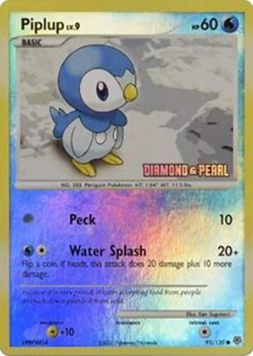 Piplup 093/100 Burger King