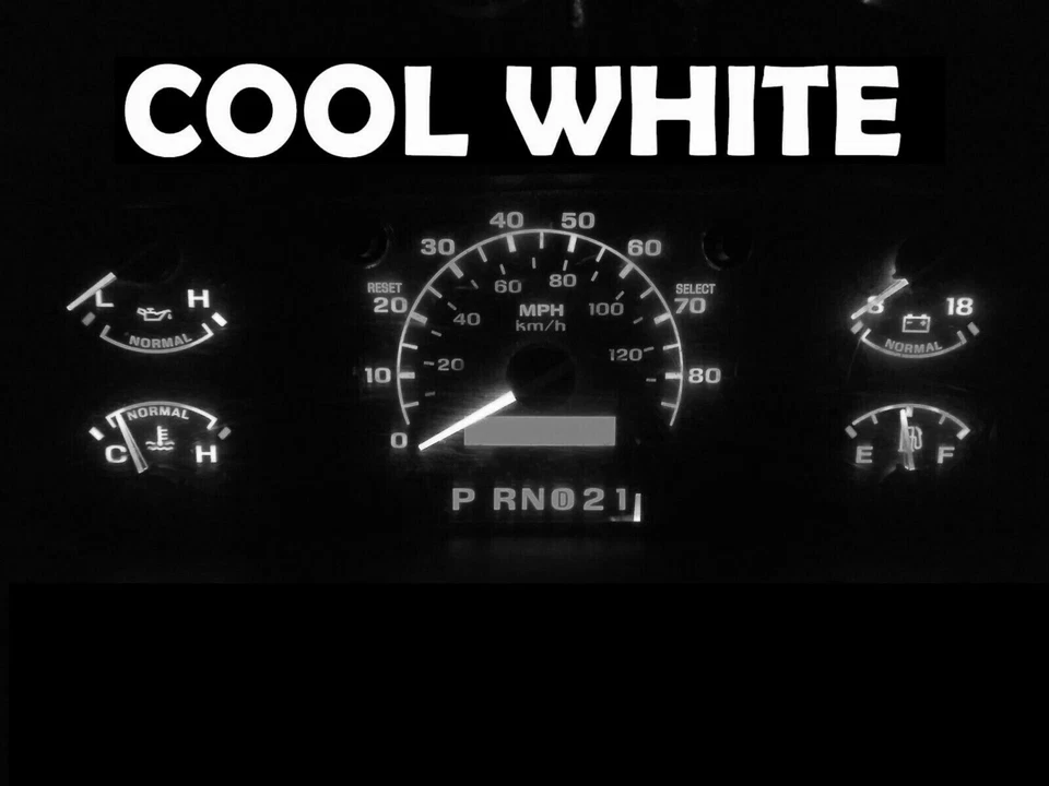 Cuadro de instrumentos LED 6000K blanco para camioneta Ford 92-96 Bronco F150 F250 F350 Foto 2 de 4