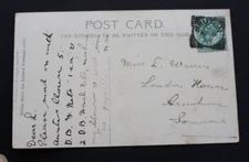 Bruton, Somerset 1904 Squared Circle postmark on a Pier postcard to Miss. L. War