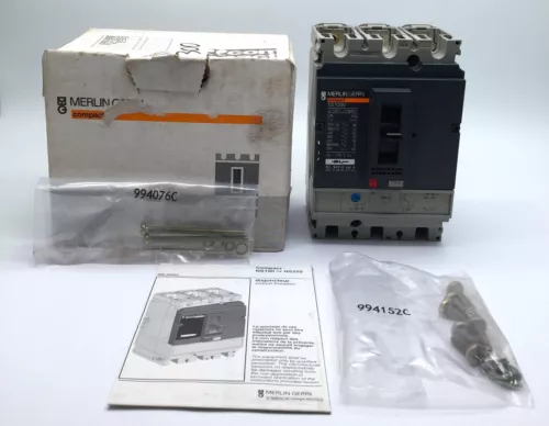 Merlin Gerin 29633 Circuit Breaker Compact NS100N TM40D 3P3D 40A 3P