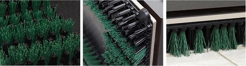 MALISH SONIC SCRUB GREEN GRIT 14" x 20" BRUSH FOR ALL OSCILLATING FLOOR MACHINES - Picture 3 of 4