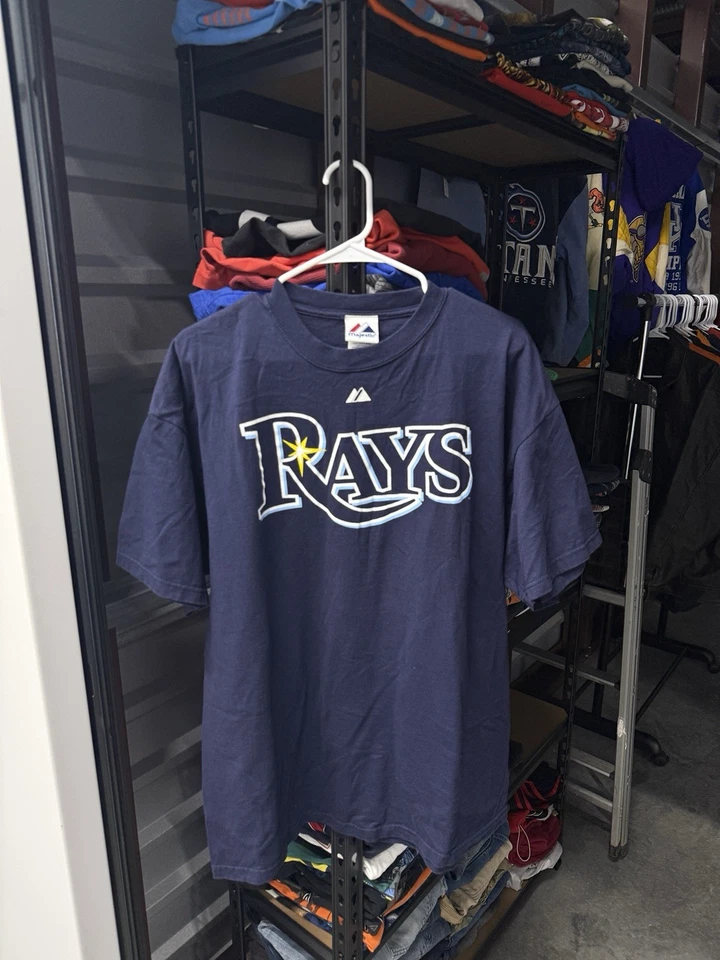 Camisa firmada por Carlos Peña de los Rays de Tampa Bay Foto 2 de 4