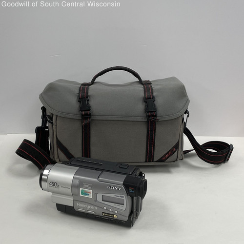 Sony Handycam CCD-TR818 Video Camera Recorder w/Case & Extras-Tested/Working