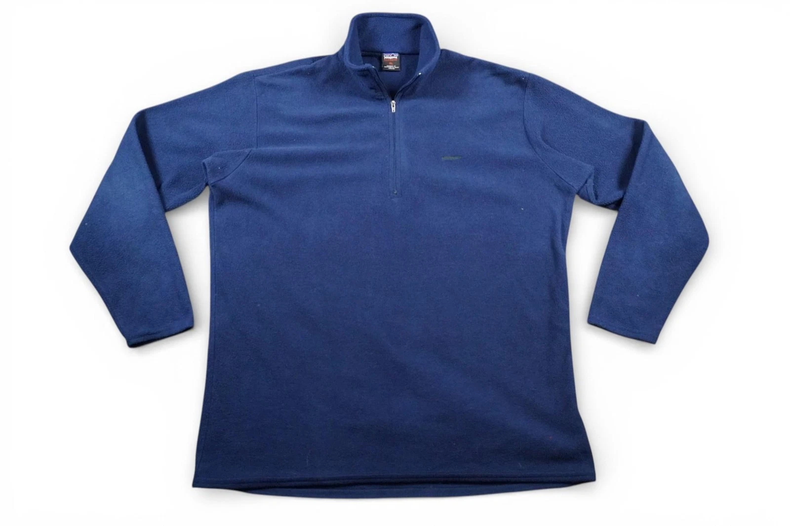 Patagonia Capilene Pullover Mens XL Blue Fleece Thermal 1/4 Zip Base Layer Shirt