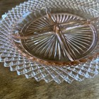 Anchor Hocking Pink Depression Glass Miss America 4 Part Divided Relish — photo 5
