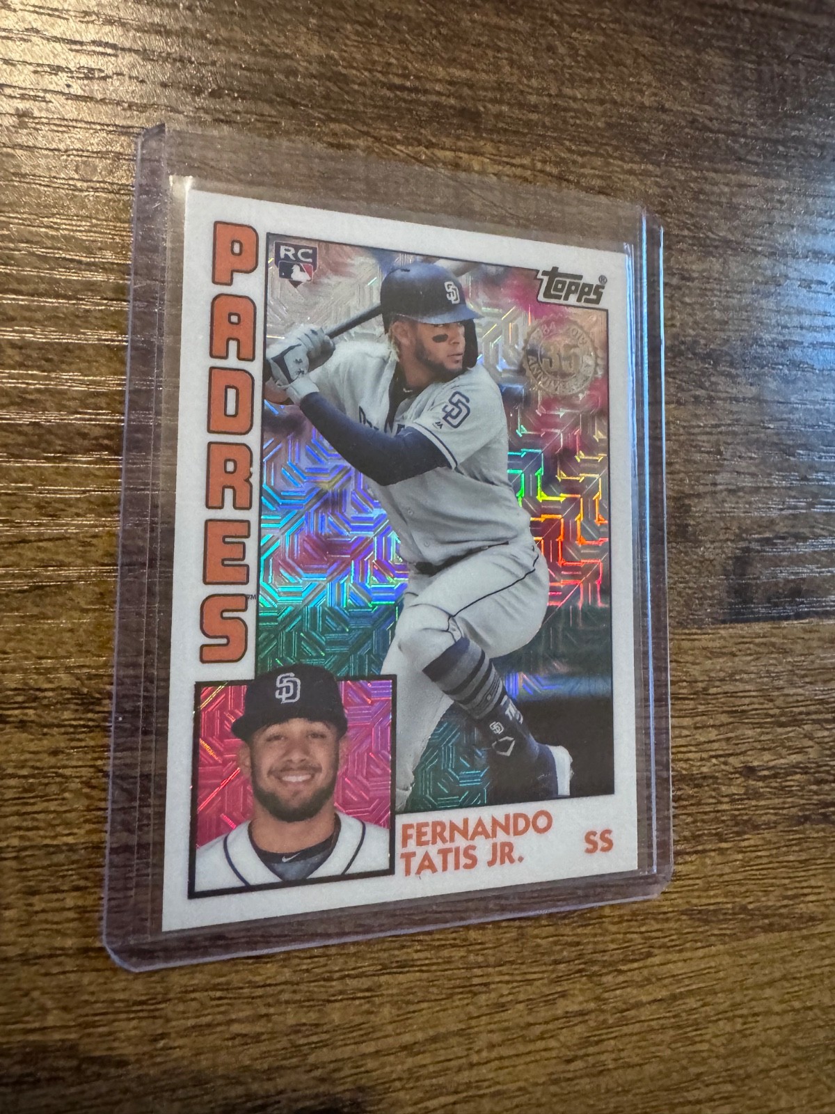 2019 Topps Update Silver Pack Fernando Tatis Jr. #T84U-34 ROOKIE Mojo Refractor