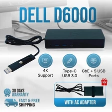 Original Dell USB-C Docking Station for XPS 17 9720 9730 w/AC Adapter