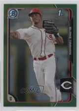 2015 Bowman Draft Chrome Green Refractor 23/99 Blake Trahan #43 2a9
