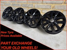 VW Transporter T5 T6 T6.1 16" Genuine Black Clayton Alloy Wheels 7E0601025N