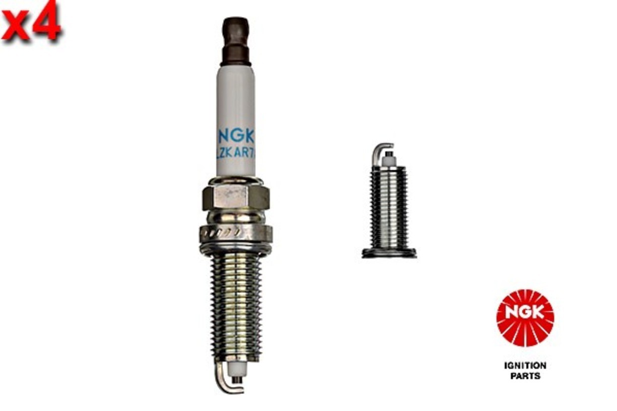 NGK 4x Spark Plug For HYUNDAI Accent IV I20 KIA Carens III 06-19 18854-10080