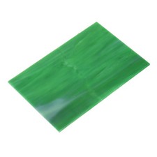 Stained Glass Sheet Mosaic Tile 5.9 Inch x 3.9 Inch, Dark Green