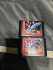 Lot.of Two Sega Genesis Games Star Trek And Sonic Spinball