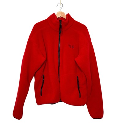 MOUNTAIN HARDWEAR Polartec Size  L Mens Full Zip Stand Collar Zip Pockets Jacket