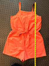 Old Navy Womens Plus XXL (18) Orange Romper B...