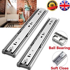 250-600mm Soft Close Ball Bearing Drawer Slides Kitchen Runners Full Extension