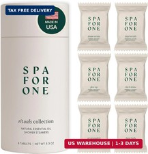 Shower Steamers Aromatherapy 6 Pack - Made in USA with Natural Essential Oils -