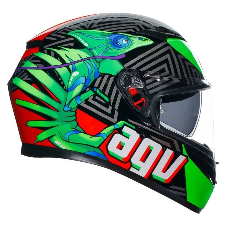 AGV K3 Full Face Street Motorcycle Riding Helmet - Pick Size & Color - Image 4 of 4