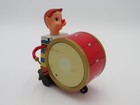 DAIYA Vintage MECHANICAL WIND UP CIRCUS CLOWN DRUMMER Japan Tin Toy — photo 2