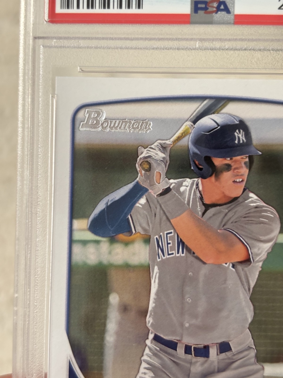 Aaron Judge 2013 Bowman Draft Picks & Prospects Rookie Card (RC) BDPP19 PSA 8 view 3