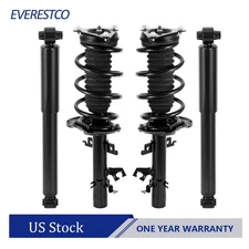 Front & Rear Struts Assembly Shocks Absorbers For 15-17 Nissan Rogue 17-20 Sport