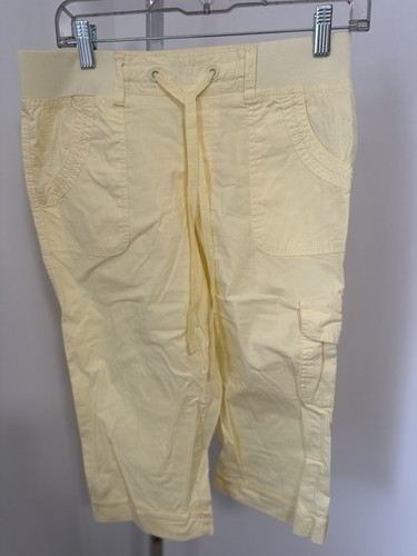 Gloria Vanderbilt Womens Jeans 16 Capri Yellow Amanda NWT - Picture 1 of 4