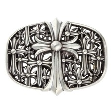 Chrome Hearts BUCKL 1.5 1.5 Cross Silver Buckle Silver 260.64g 612152