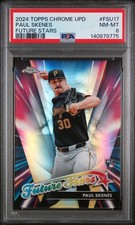 2024 TOPPS CHROME UPDATE FUTURE STARS #FSU17 PAUL SKENES ROOKIE RC PSA 8