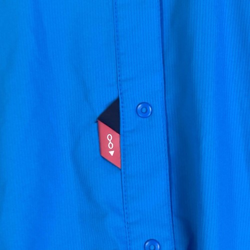 Shimano Button Up Shirt Women's Medium Cycling Wicktex Back Pocket Peaked Sports - Picture 4 of 13