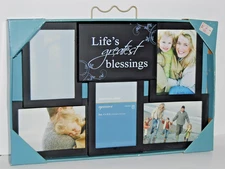 5 Photo 4x6 Picture Frame "Life's Greatest Blessings" Vintage Kmart Family Photo