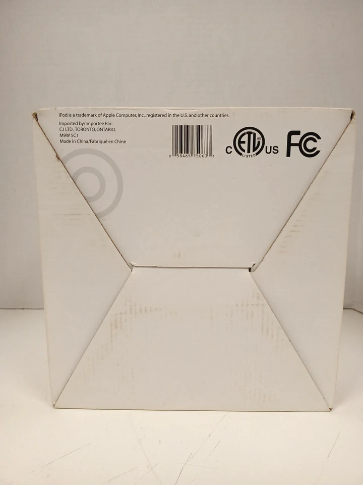 Часы iMode iP200 AM/FM-радио с док-станцией зарядной станцией для iPod, белые - Изображение 2 из 4